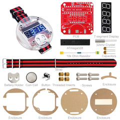 DIY electronic watch kit+Manual - roboticsus