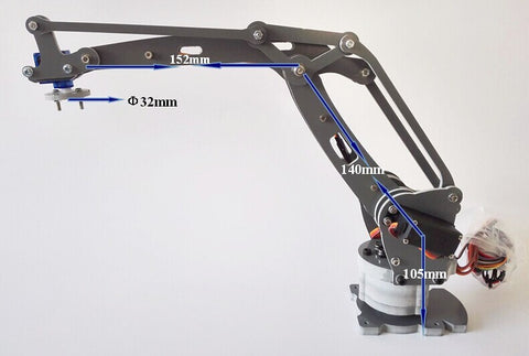 4 Axis Robotic Arm - roboticsus